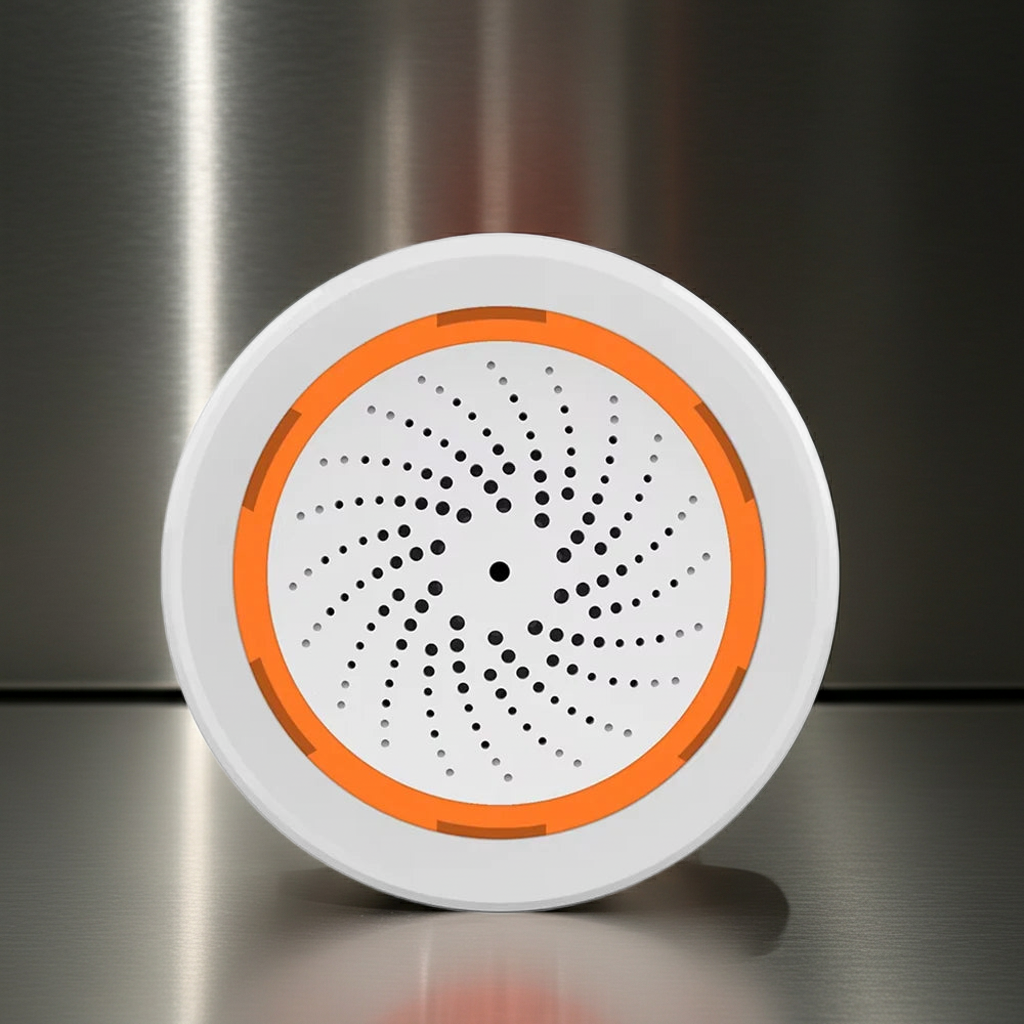 Coolcam Tuya Zigbee Smart Siren Alarm — Strobe Alerts, USB Powered