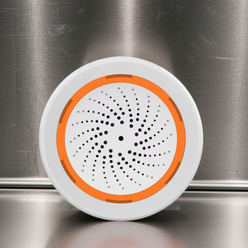 Coolcam Tuya Zigbee Smart Siren Alarm — Strobe Alerts, USB Powered