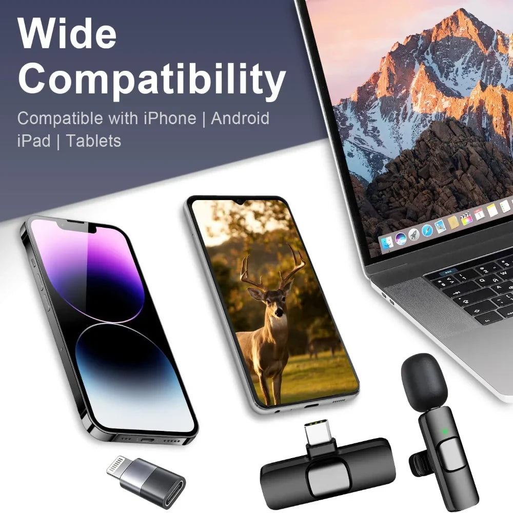 Crystal Clear Clip-on Mics