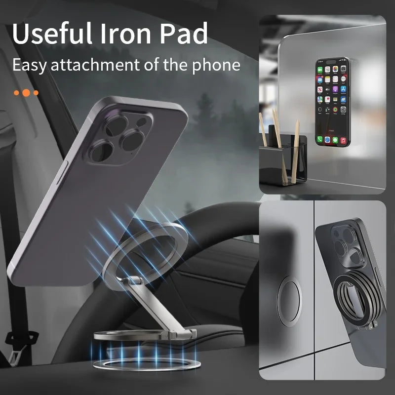 Magnetic Phone Stand for Active Lifestyles