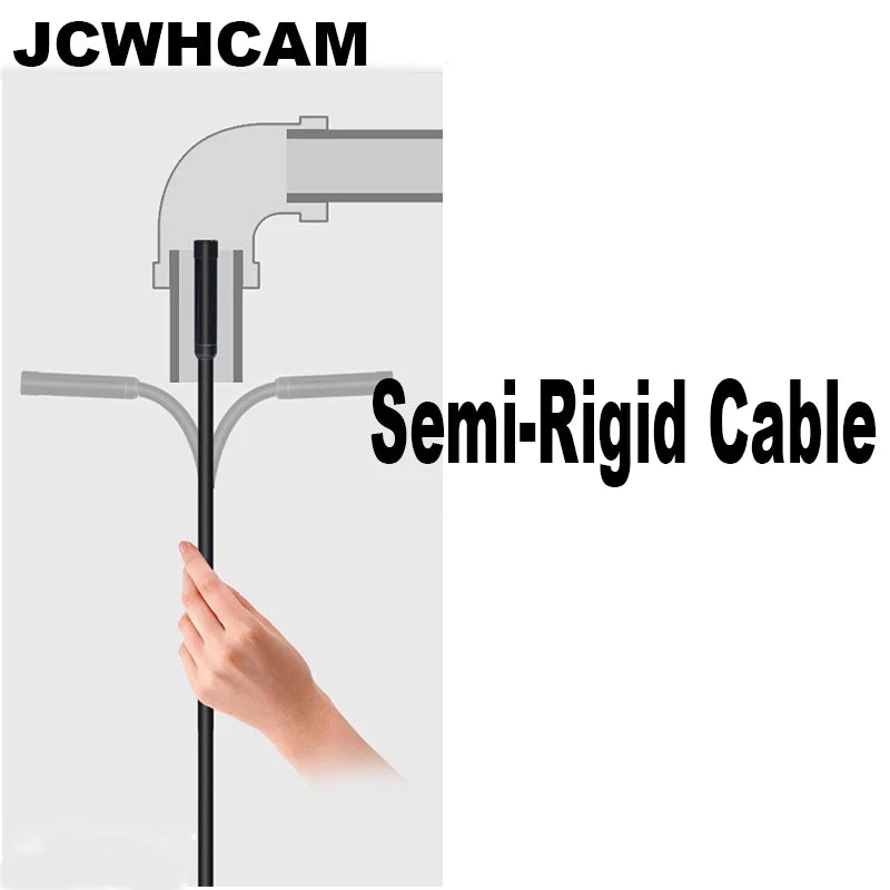 USB-C Endoscope Inspection Camera - 7mm Hard Cable, IP67 Waterproof