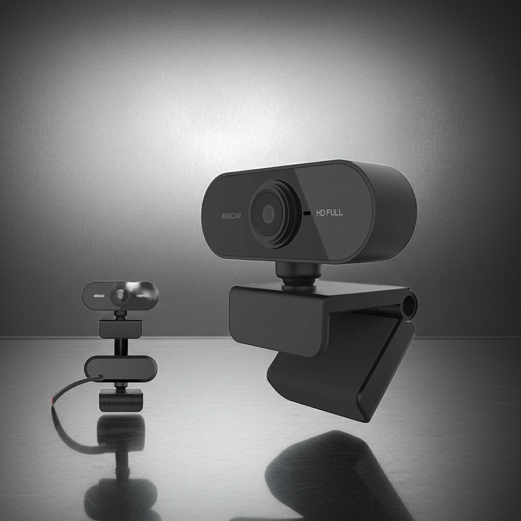 1080P HD Mini Webcam with Microphone