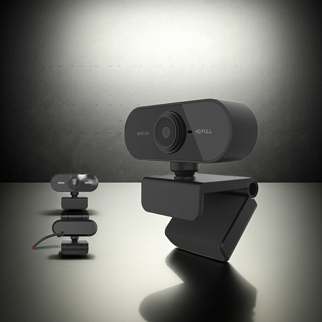 1080P HD Mini Webcam with Microphone