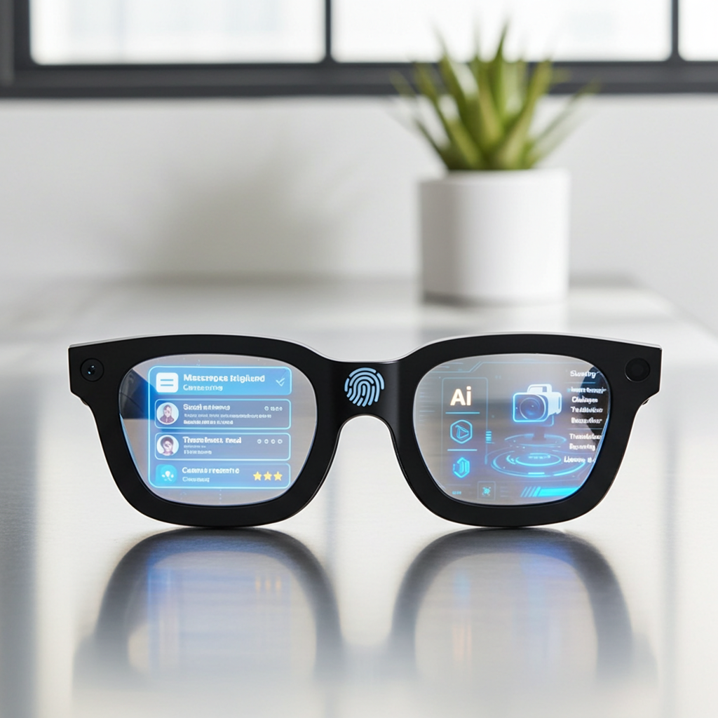 AI Smart Glasses — HD Photo & Video, 100+ Language Translation, Bluetooth
