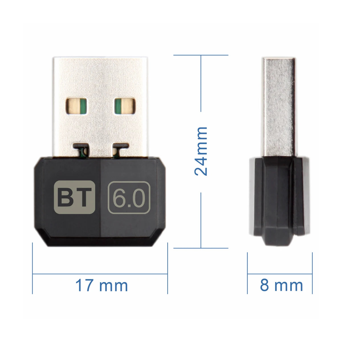 USB Bluetooth 6.0 Adapter for PC — Wireless Dongle