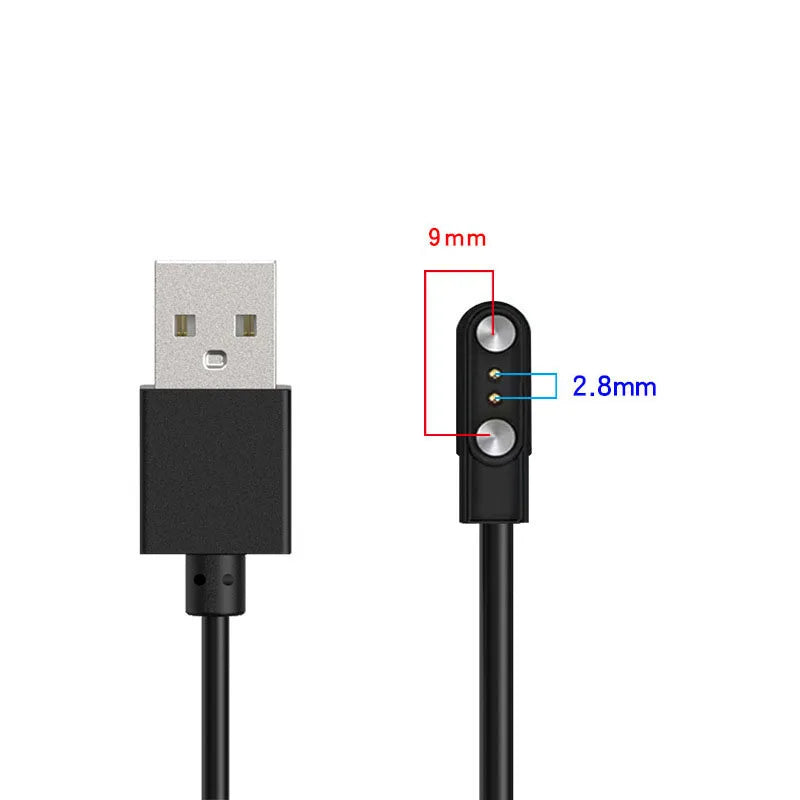 Universal Smartwatch Magnetic Charging Cable