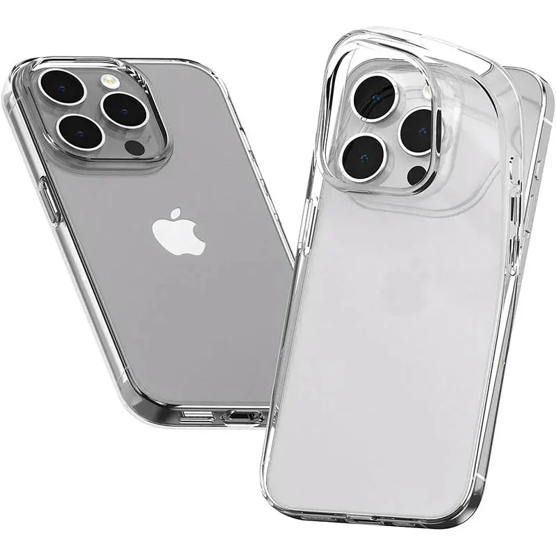 Clear Slim Silicone iPhone Case