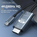 USB-C to HDMI 4K Cable — 2M Braided Screen Mirroring