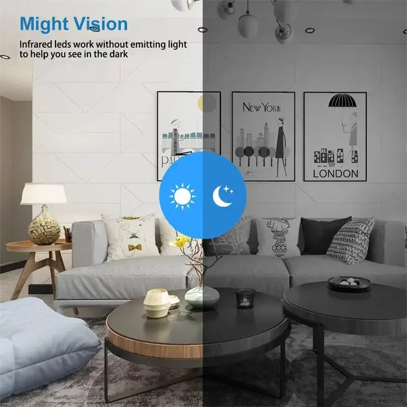 Mini 1080P HD Smart Security Camera — Night Vision & Motion Detection