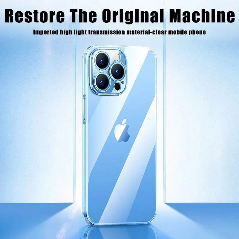 Clear Slim Silicone iPhone Case