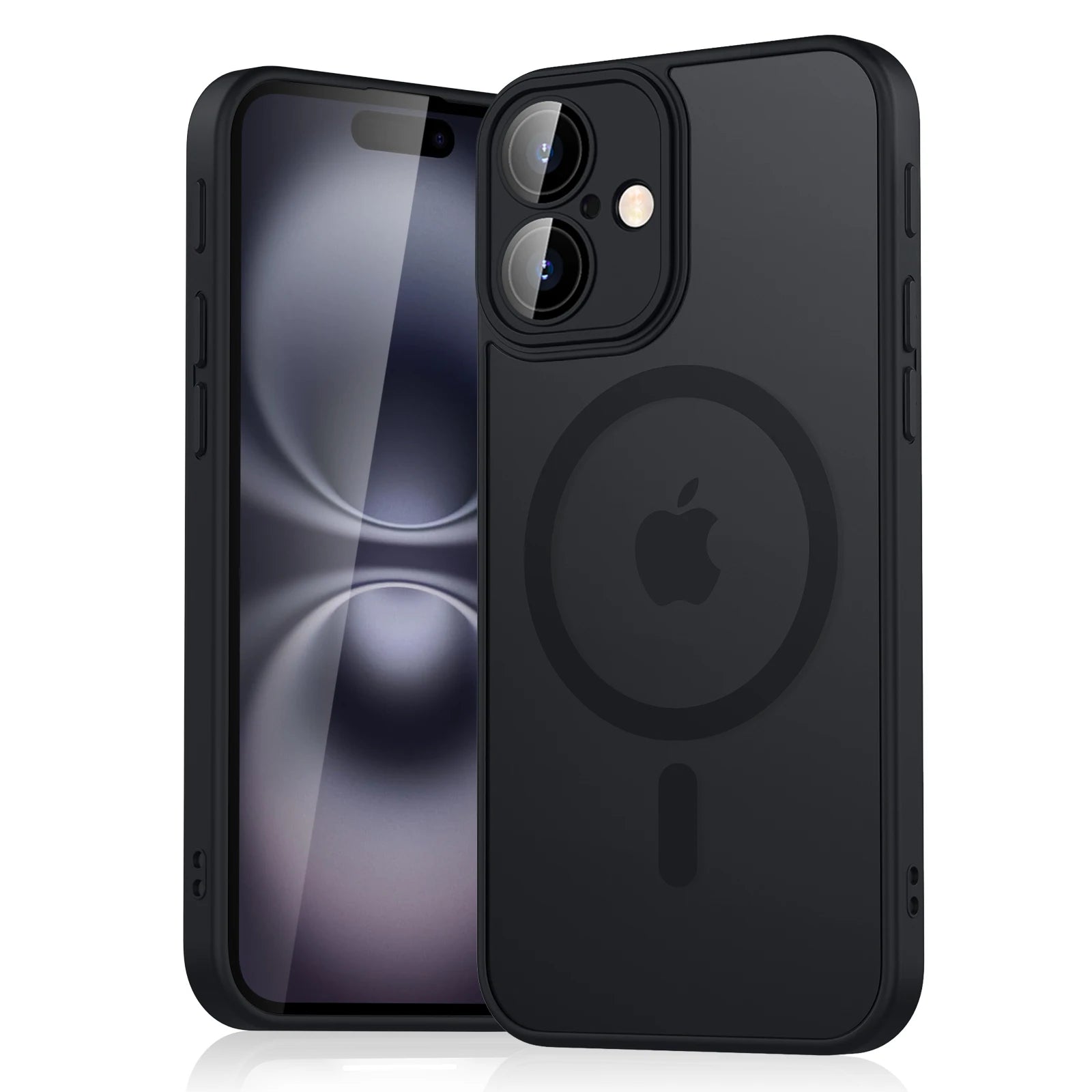 Magnetic Matte Shockproof iPhone Case with MagSafe