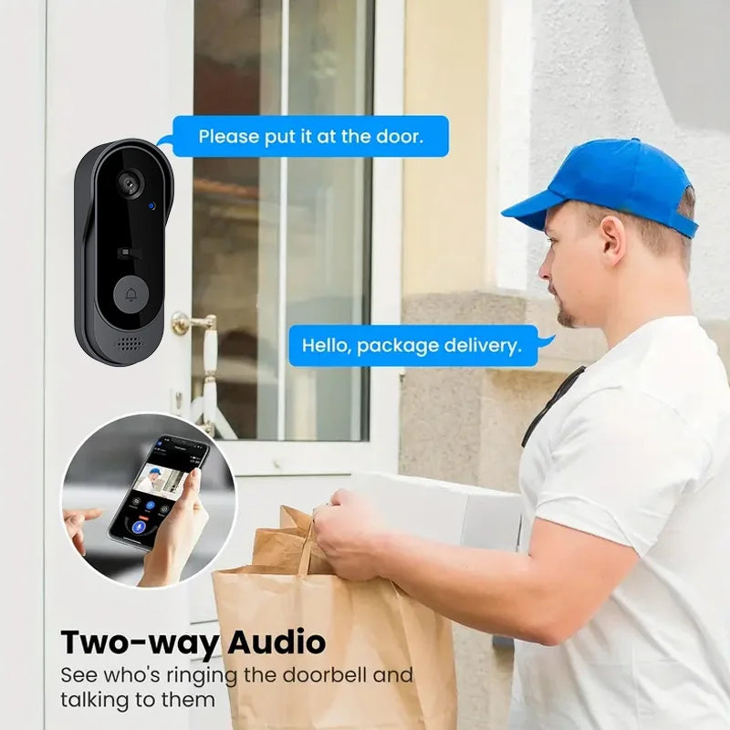 Tuya WiFi Smart Video Doorbell with Night Vision