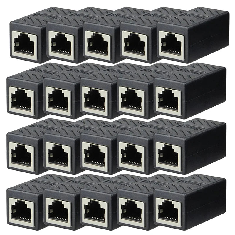 RJ45 Ethernet Cable Coupler — Cat5e/Cat6/Cat7, Female to Female