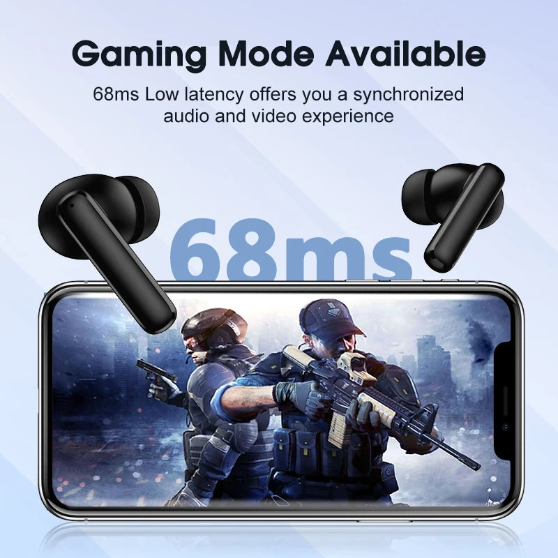 QCY T13 ANC Wireless Earbuds with 4-Mic Noise Cancellation