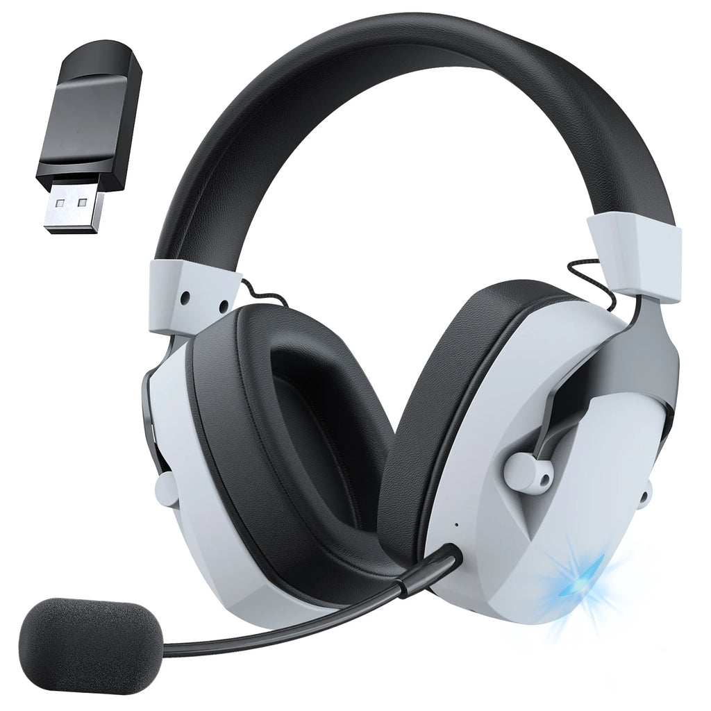 3-in-1 Gaming Headset — 2.4G Wireless, Bluetooth & Wired