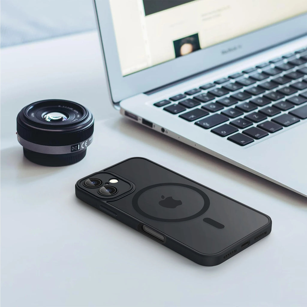 Magnetic Matte Shockproof iPhone Case with MagSafe