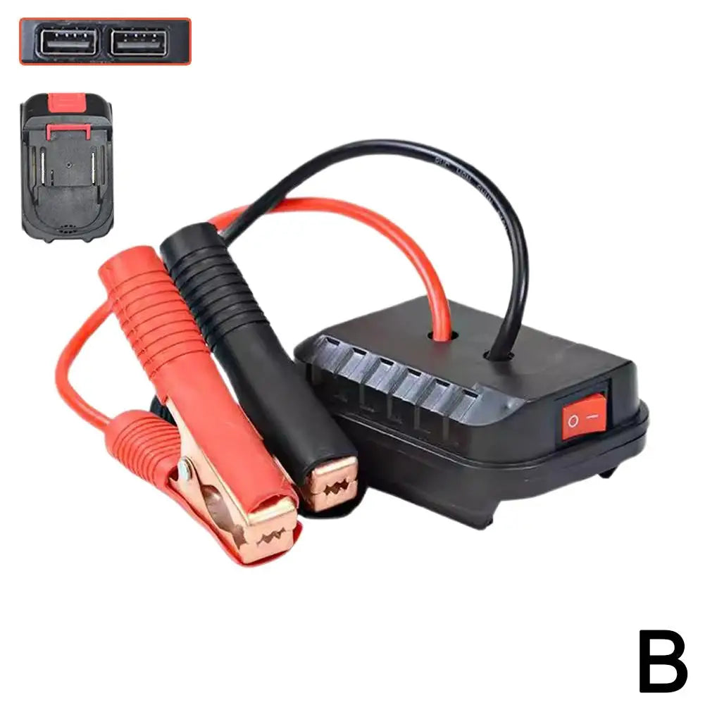 Makita Battery Jump Starter Adapter with USB