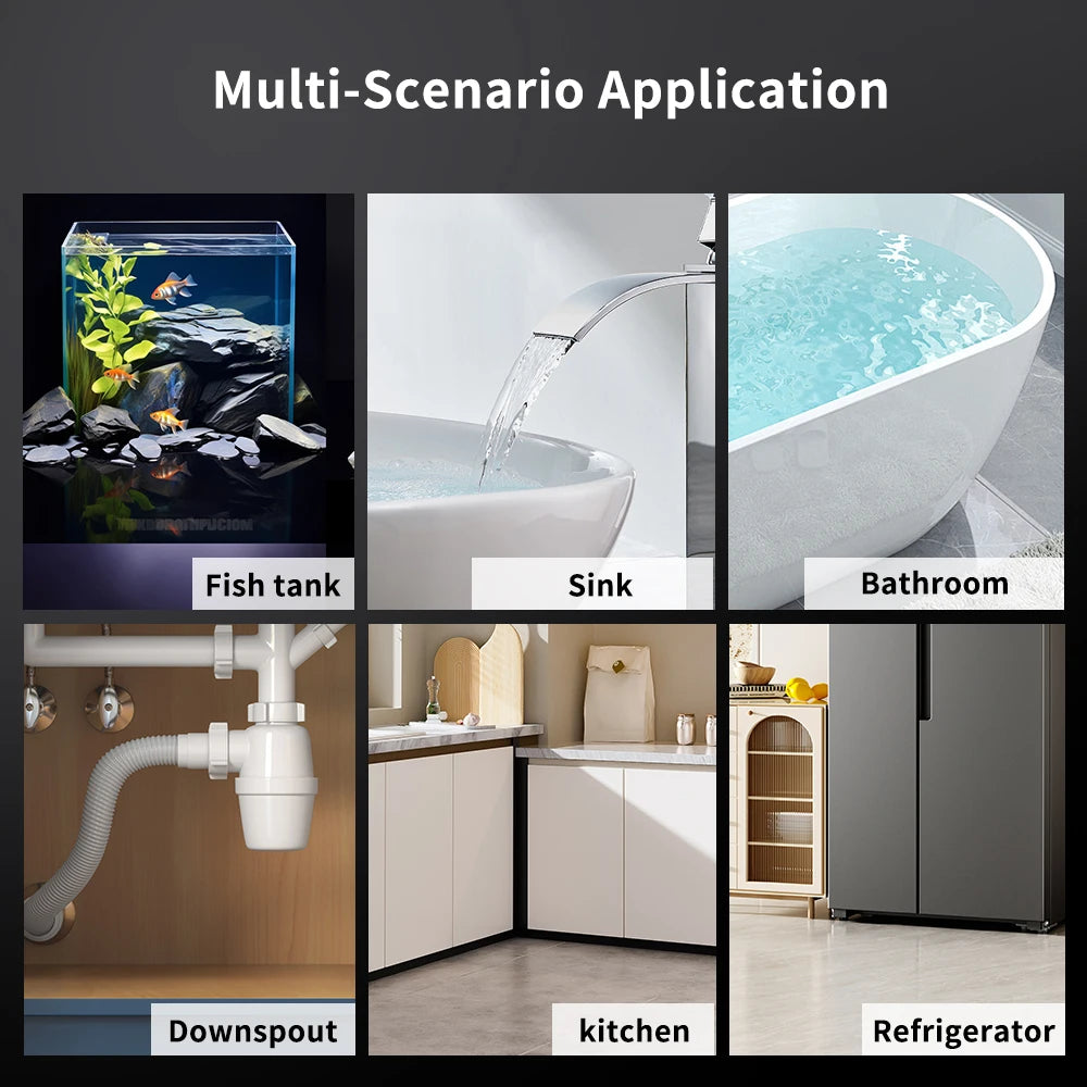 ZigBee Smart Water Leakage Detector — Tuya, Home Assistant & eWeLink