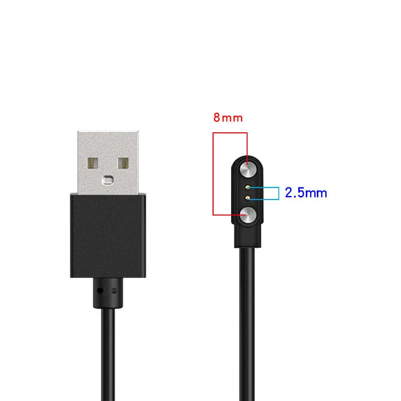 Universal Smartwatch Magnetic Charging Cable