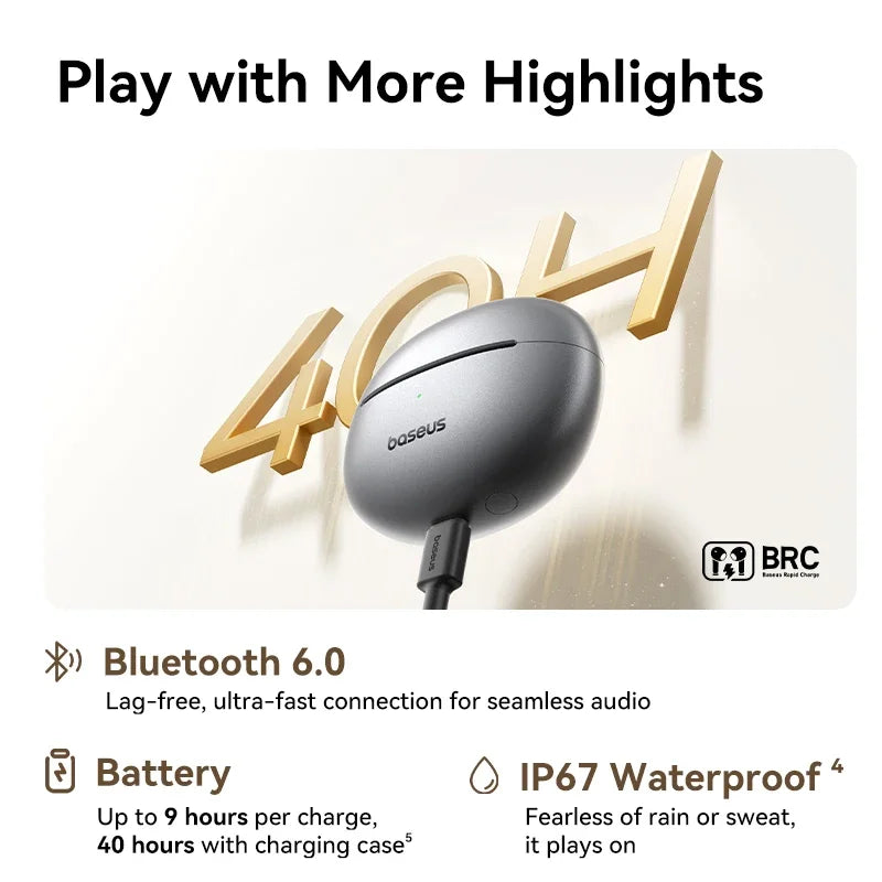 Baseus MC1 Pro Open-Ear Clip Wireless Earbuds
