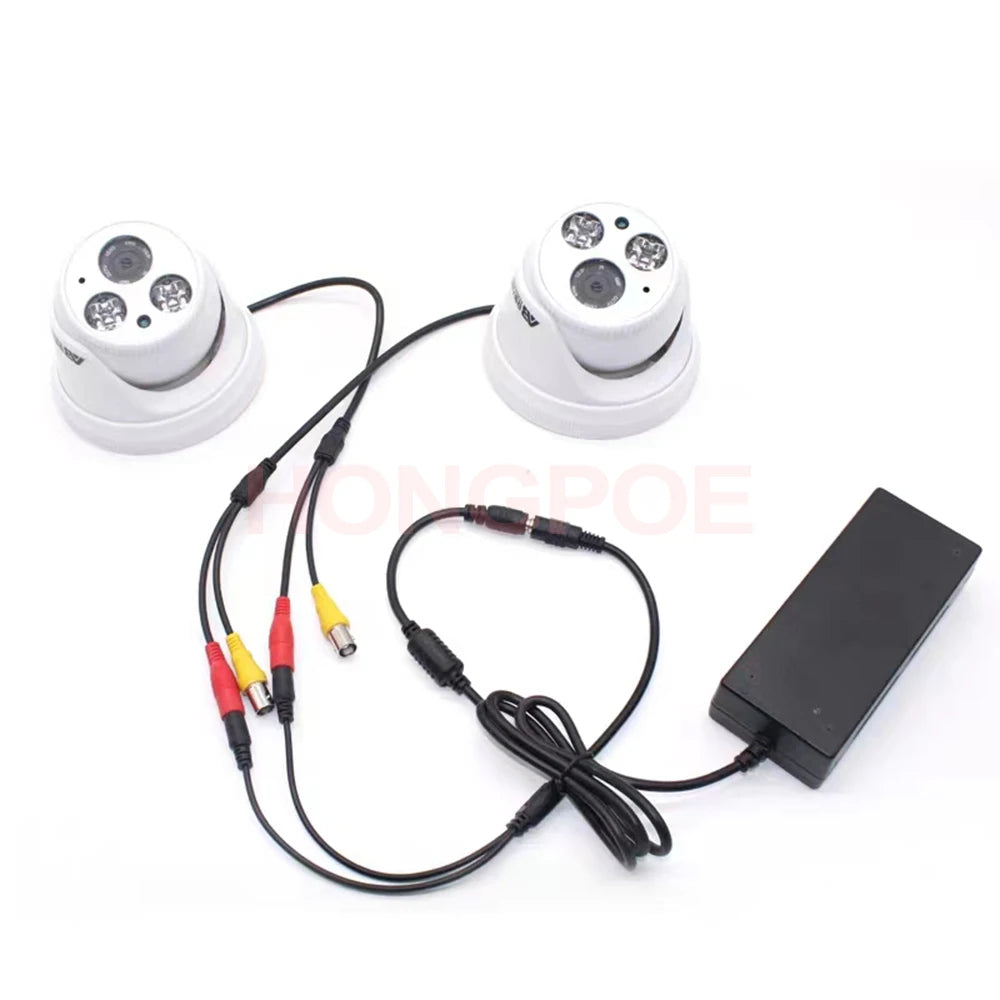 DC Power Splitter Cable — 1 to 8 Way, 5V/12V for LED & CCTV