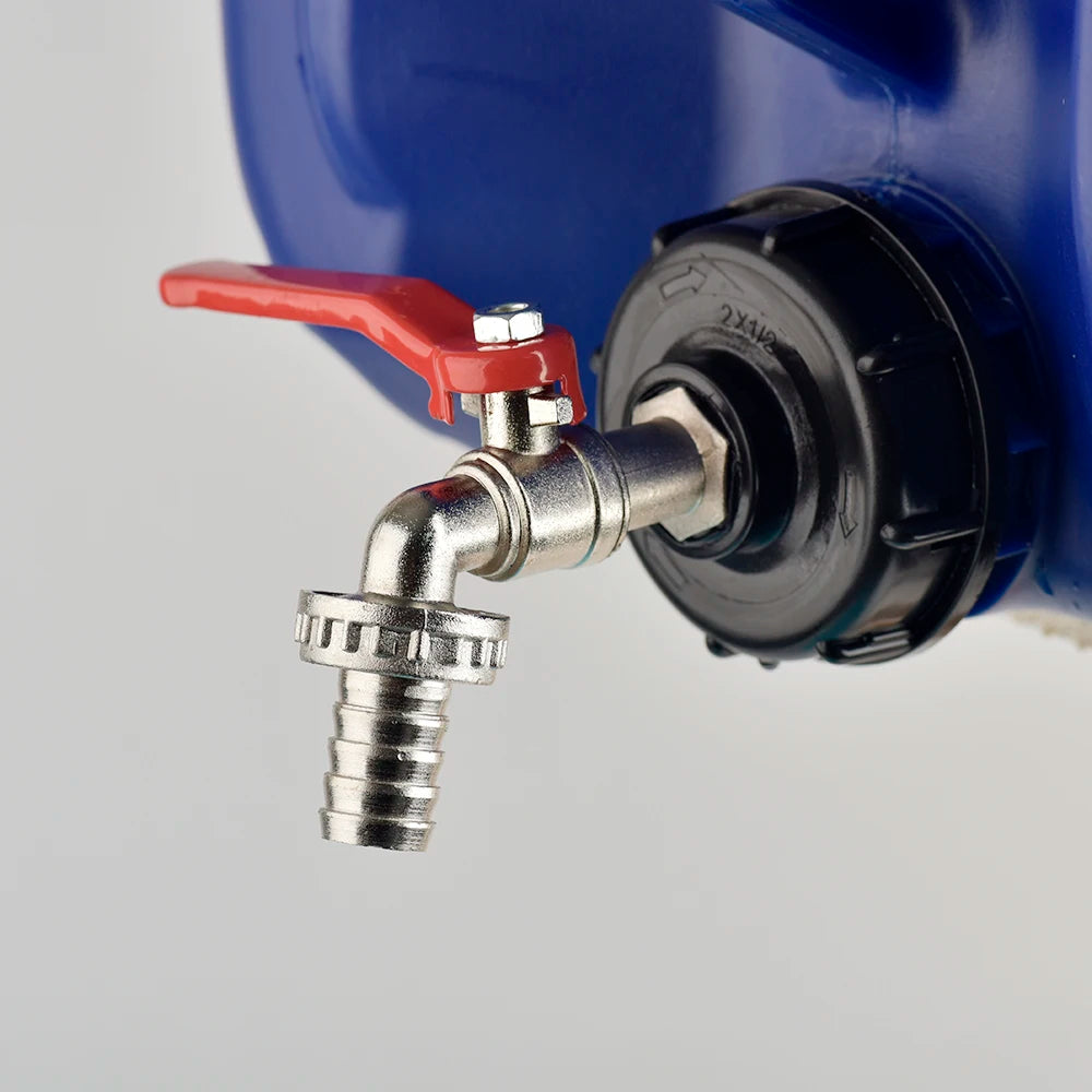 IBC Tank Tap Adapter S60x6 Thread to 16mm Quick Connect Valve Fitting