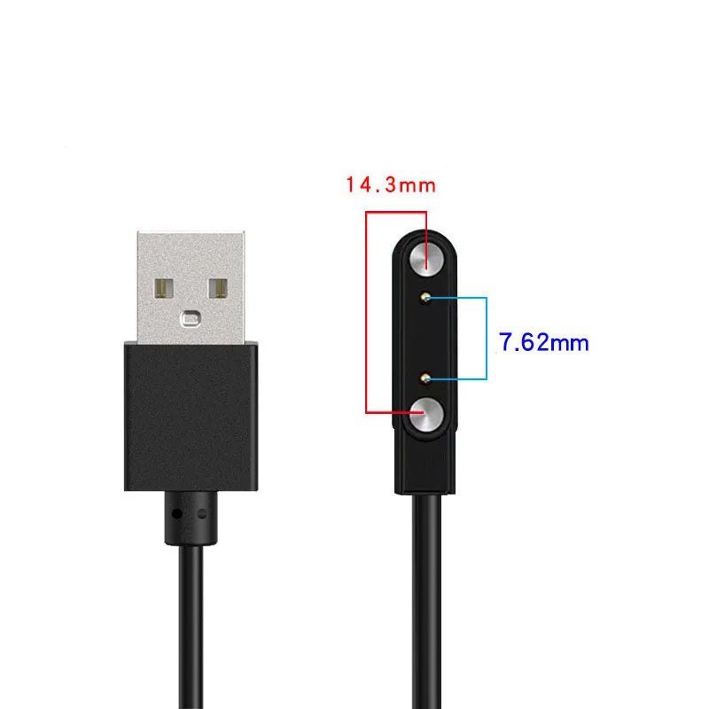 Universal Smartwatch Magnetic Charging Cable