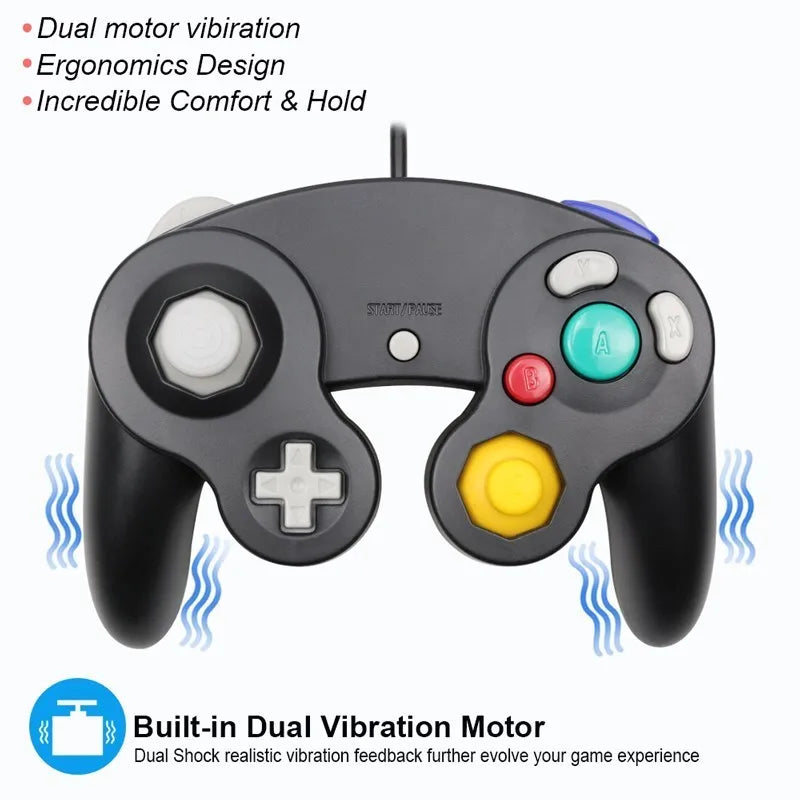 USB Wired Controller for Nintendo Switch & GameCube — PC Compatible
