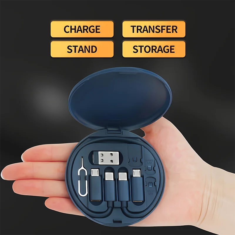 Multi-USB Charging Cable Kit - USB-C, Lightning & Micro USB