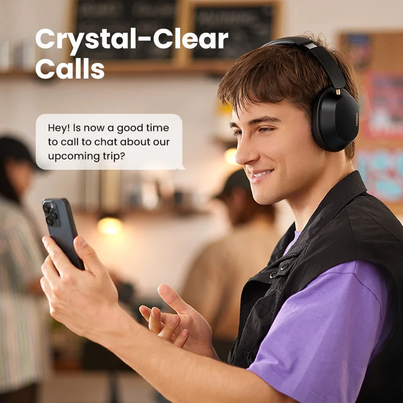 UGREEN Max5c ANC Wireless Headphones — 75H, Hi-Res LDAC