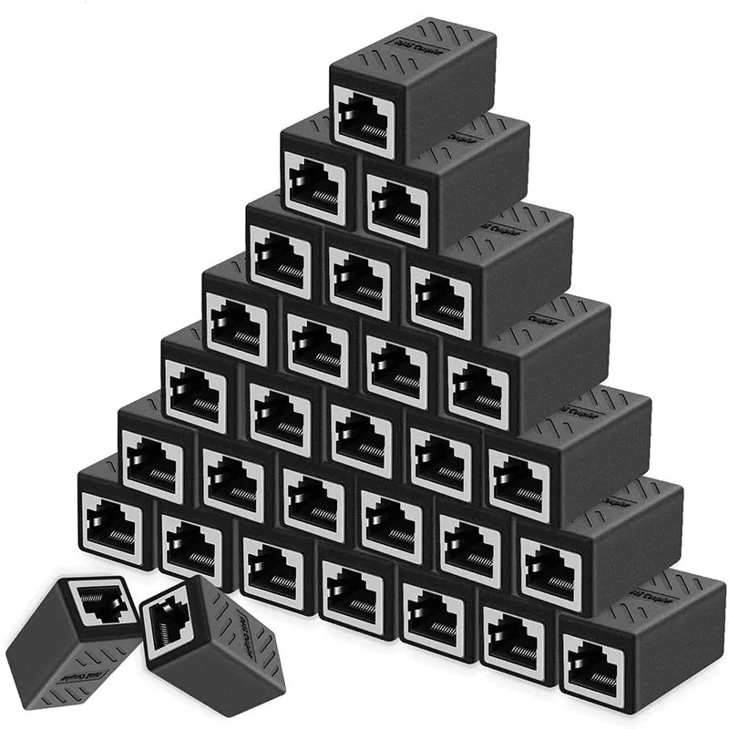RJ45 Ethernet Cable Coupler — Cat5e/Cat6/Cat7, Female to Female
