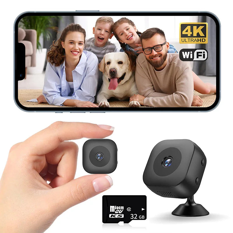4K Smart Wireless Surveillance Camera — Indoor & Outdoor