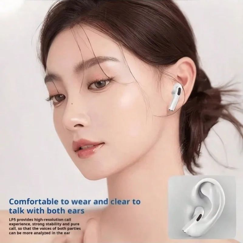 DAMORE Dual-Mic Wireless Earbuds — IPX5, 14mm Bass