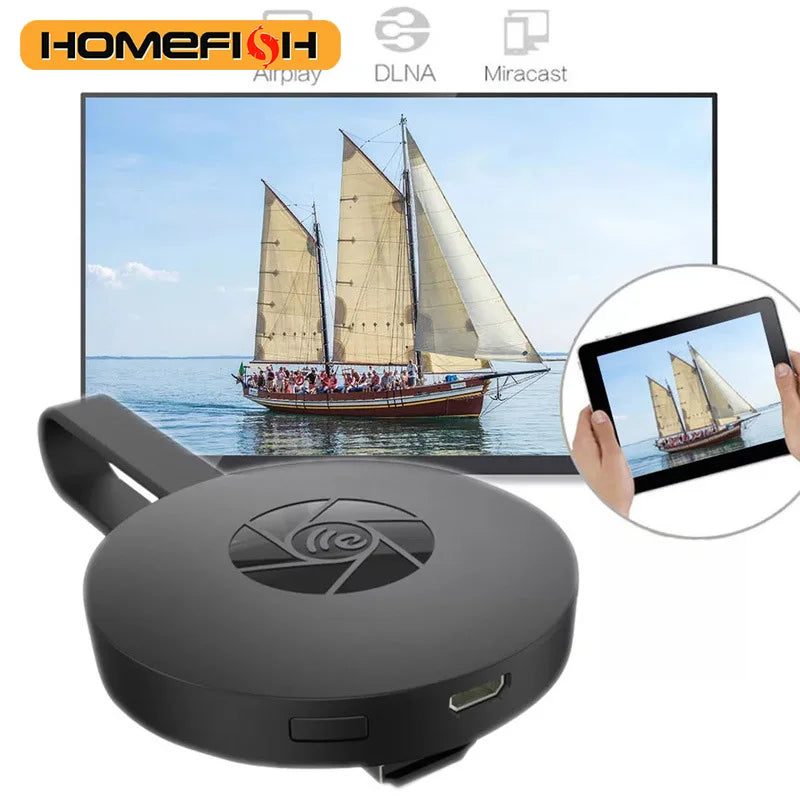 Wireless HD Screen Mirroring Adapter — 1080P WiFi for TV & Projector