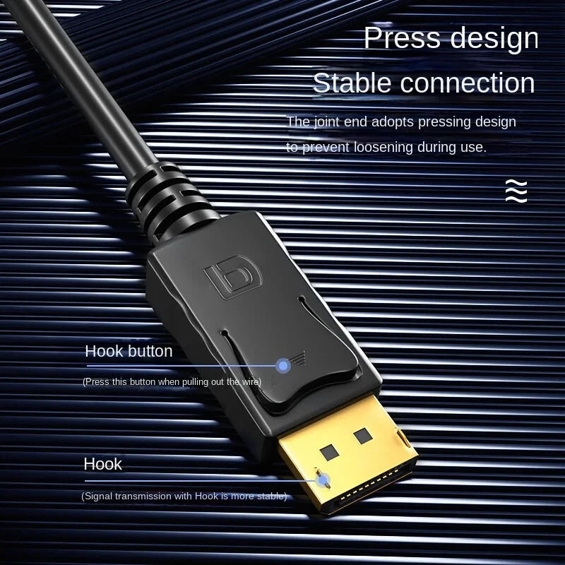 DisplayPort to HDMI Cable 4K - 1.8M DP to HDMI Adapter