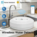 Zigbee 3.0 Smart Water Leak Sensor — Kitchen & Bathroom Flood Detector