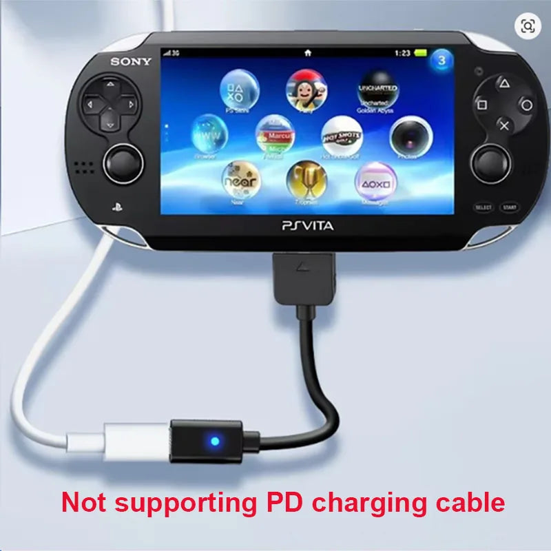 USB-C Charging Adapter Cable for PS Vita 1000
