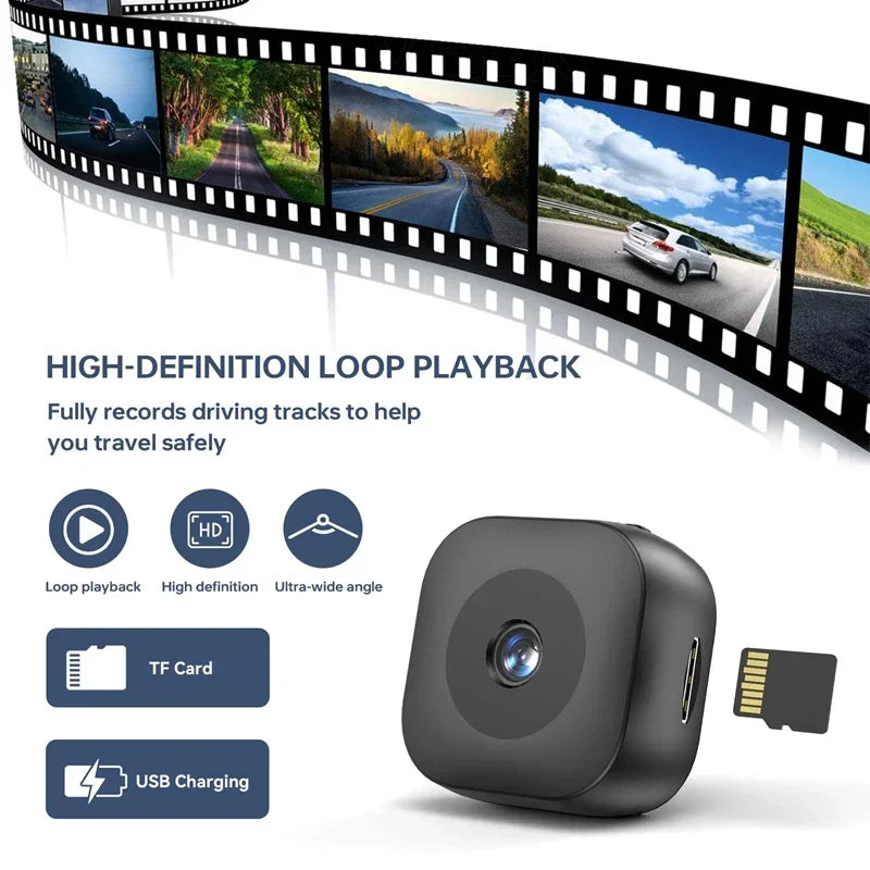 Mini 4K HD WiFi Security Camera with Remote Monitoring