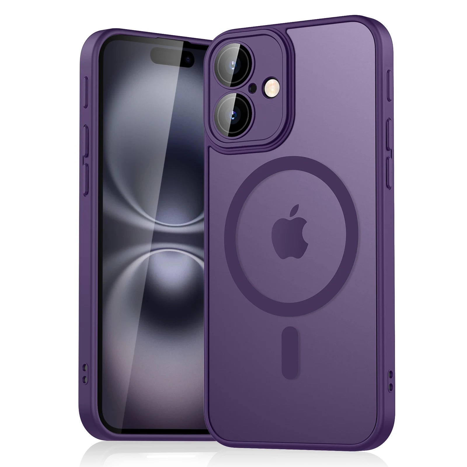 Magnetic Matte Shockproof iPhone Case with MagSafe