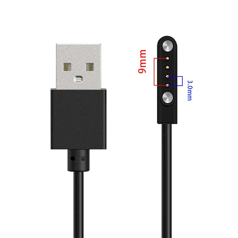 Universal Smartwatch Magnetic Charging Cable