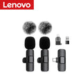 Lenovo Mini Wireless Lavalier Microphone for Live Streaming
