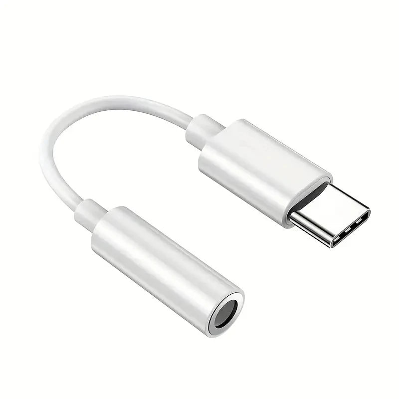 USB-C & Lightning to 3.5mm Audio Adapter