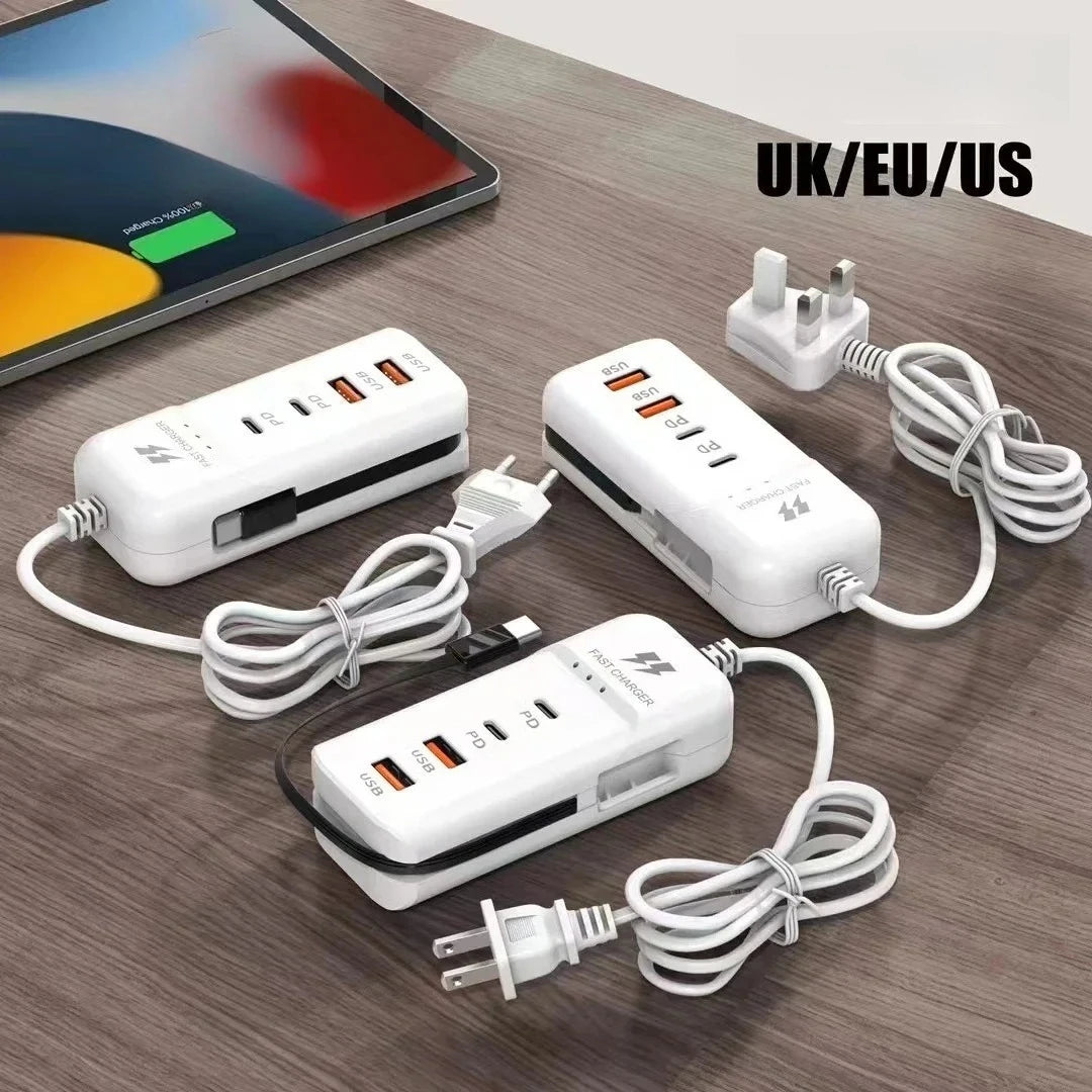 Multi-Port USB-C Fast Wall Charger