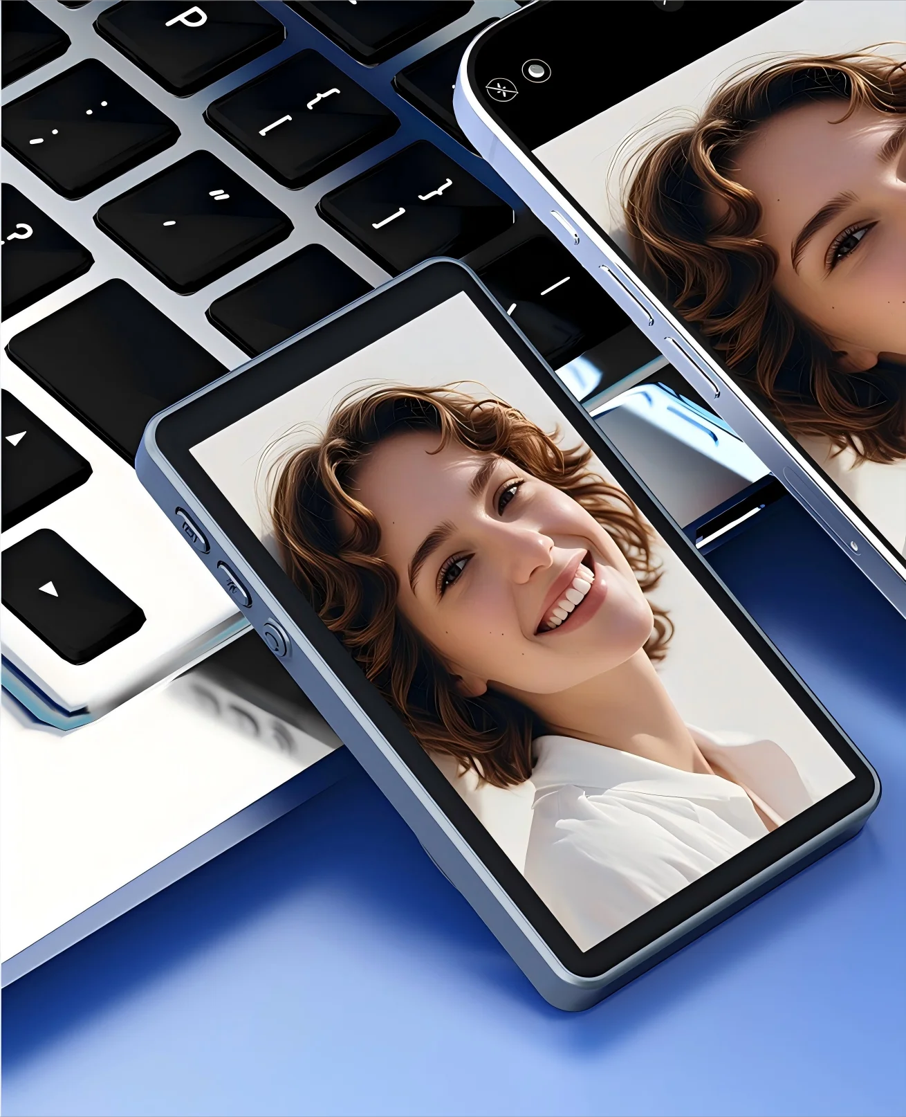 Magnetic Phone Monitor - Real-Time Selfie & Rear Camera Display