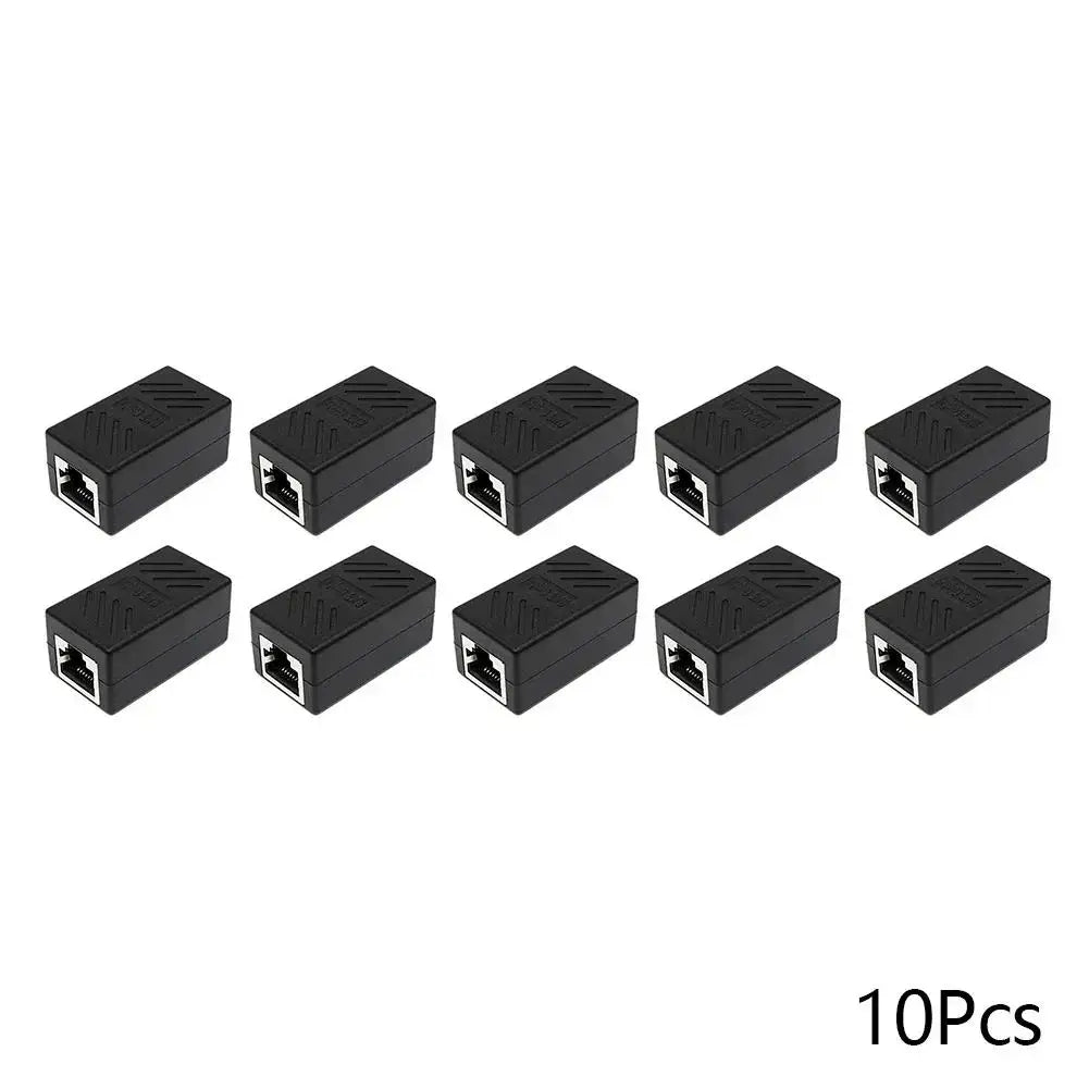 RJ45 Ethernet Cable Coupler — Cat5e/Cat6/Cat7, Female to Female