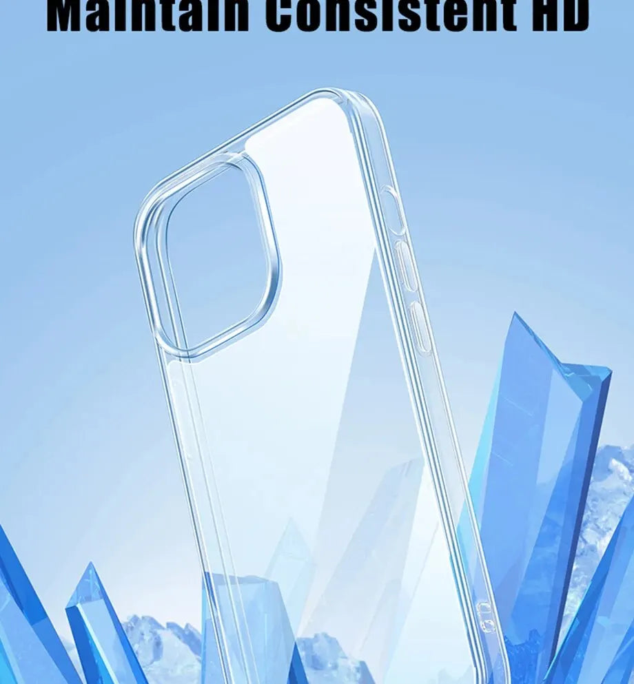 Clear Slim Silicone iPhone Case