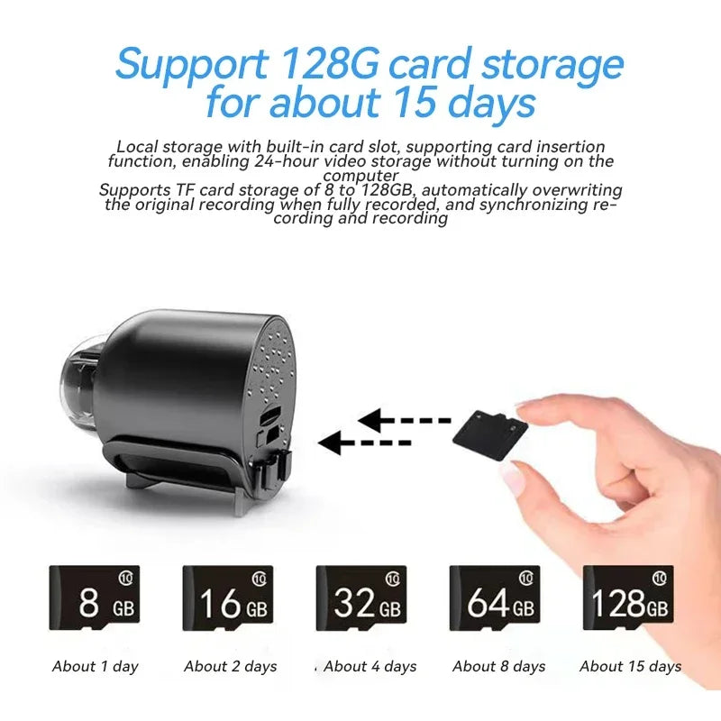 Mini 1080P HD Smart Security Camera — Night Vision & Motion Detection
