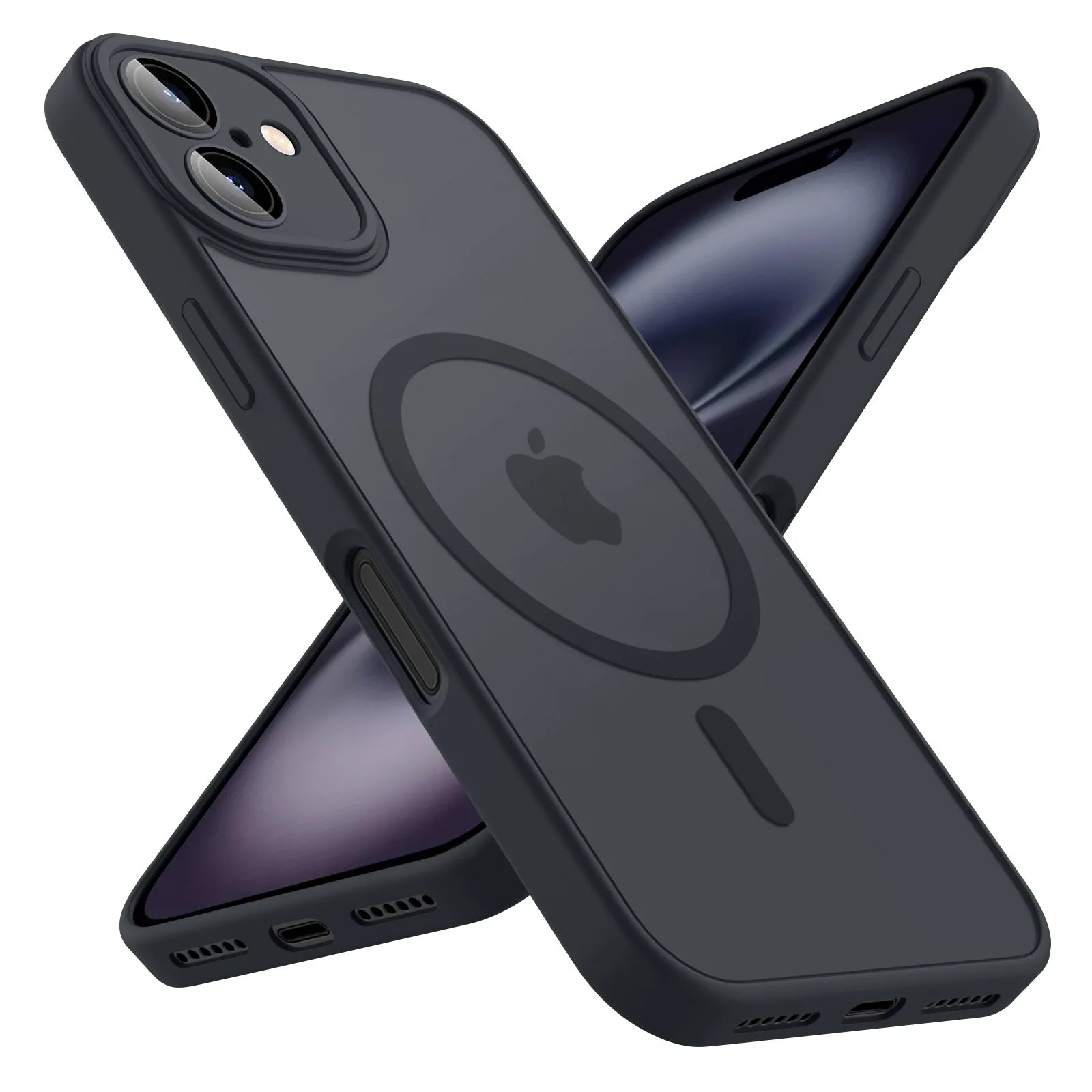 Magnetic Matte Shockproof iPhone Case with MagSafe