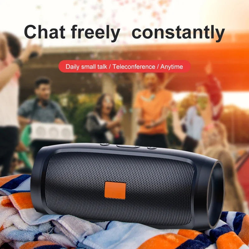 Portable Bluetooth Speaker with FM Radio & USB Playback