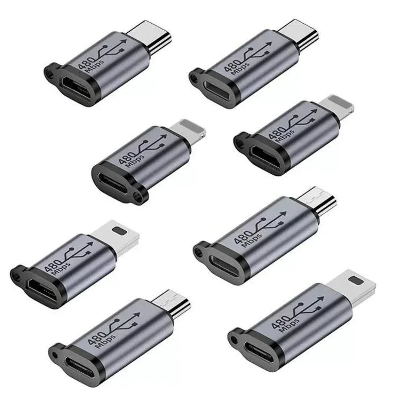 Multi-Type USB Adapter Converter Set